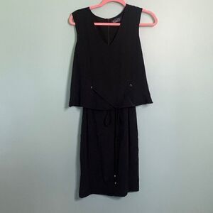 Magaschoni Silk Layered Dress